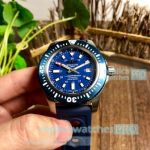 Replica Breitling Superocean Rubber Strap Watch - Blue Dial 44mm